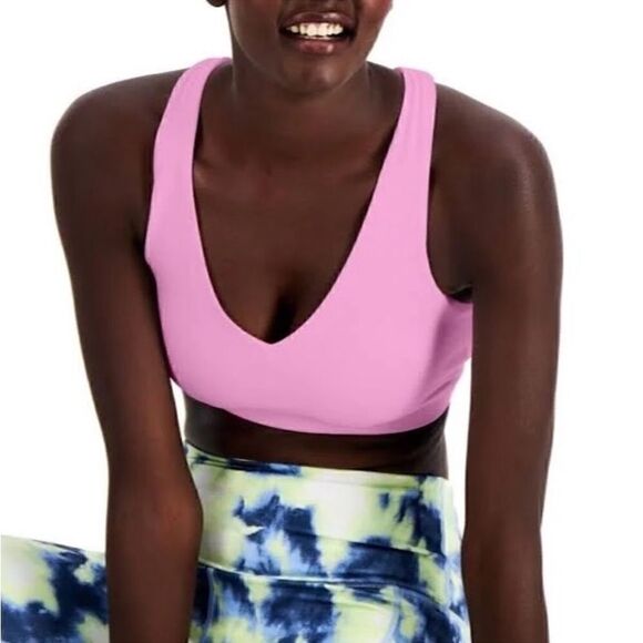 IDEOLOGY Low Impact Sports Bra RapiDry Flex Stretch pink XXL NWT - Picture 1 of 9